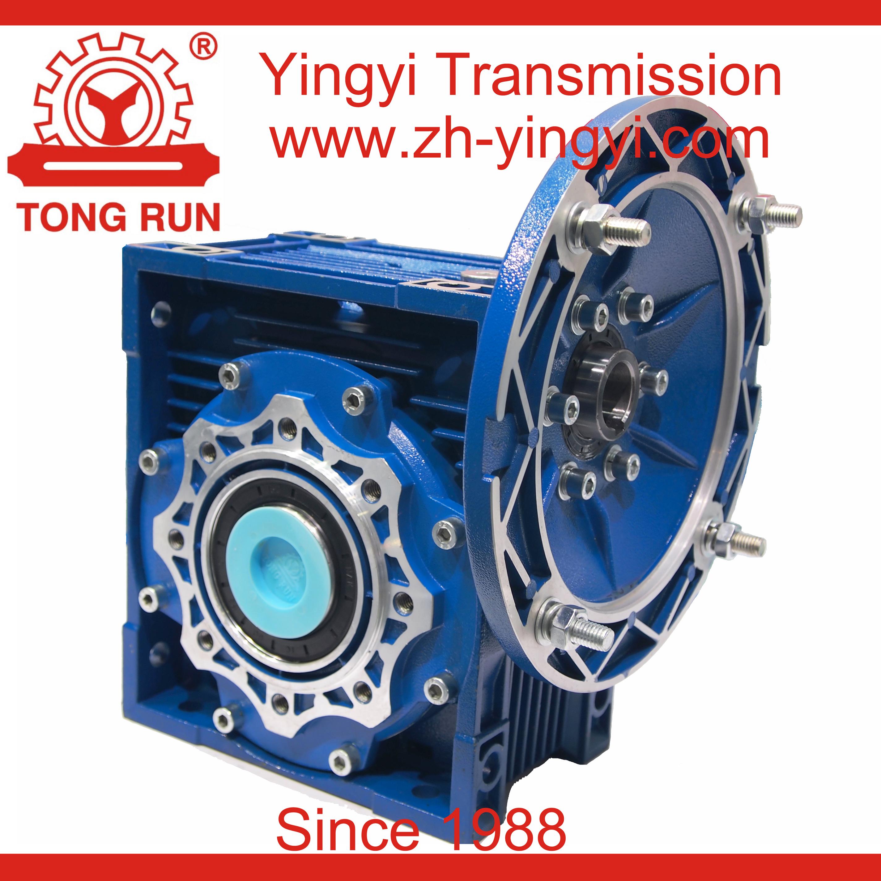 Size 63 Right Angle Worm Gearbox 40:1 Ratio 35 RPM Motor Ready Type NMRV 