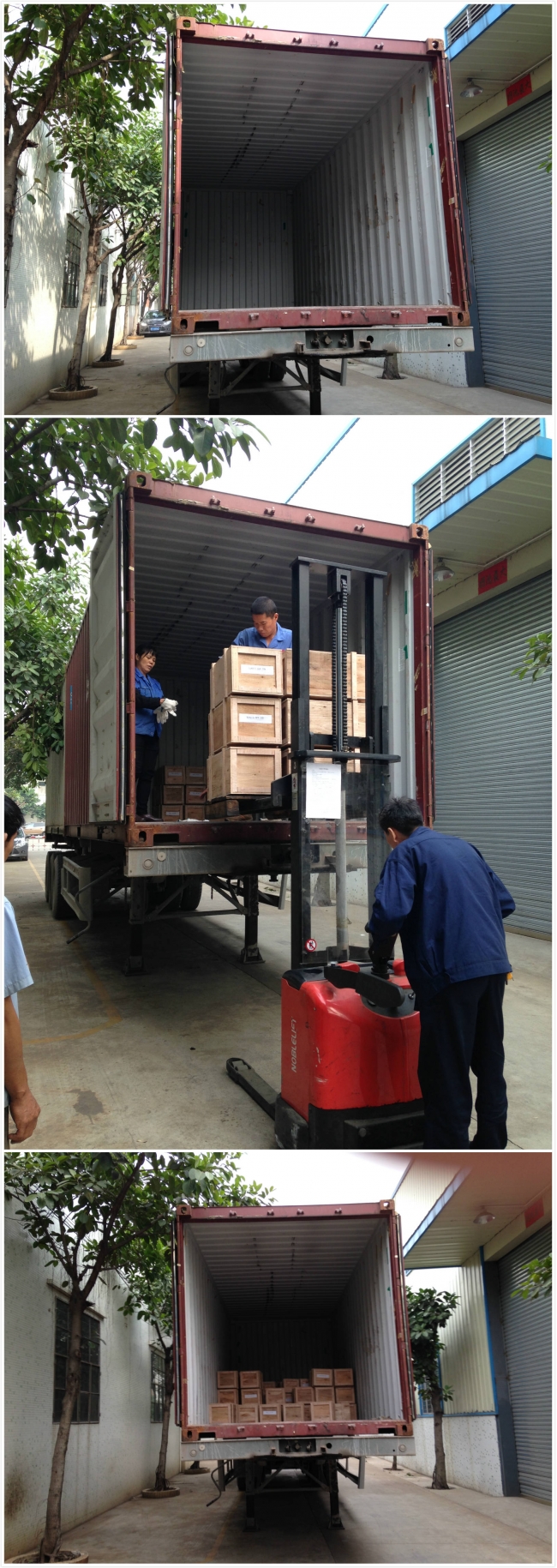 Helical gear motor reducer shipping to Indonesia
