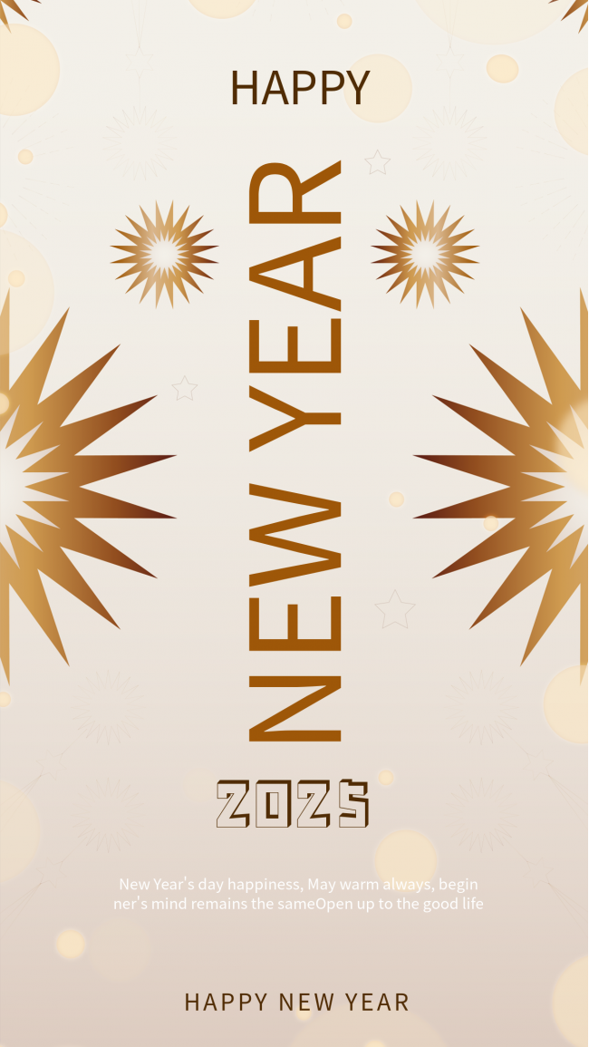 Get to work for a New Beginning year 2025