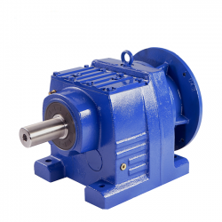 Helical gear reducer