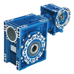 NNMRV075/130 Double Worm gearbox speed reducer with-without motor