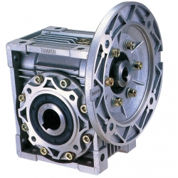 Silver color NMRV Worm Gearbox motor reducer
