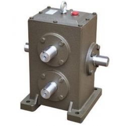 WPSA double shaft worm gearbox reducer
